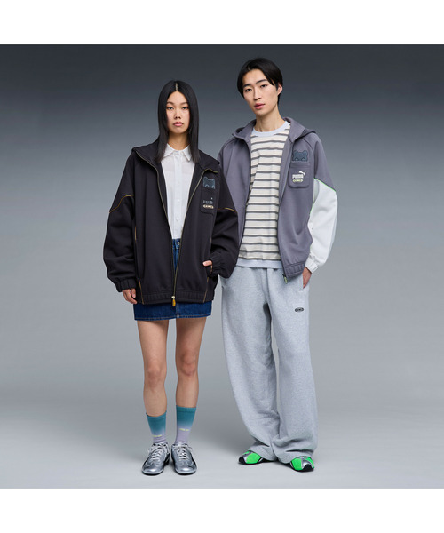 PUMA(プーマ)の「PUMA プーマ ユニセックス NEKO-san MX キング フーディ(パーカー・メンズ・ブラック/ダークグレー・MEDIUM/LARGE/SMALL/XX-LARGE/X-LARGE)」の16枚目の写真