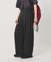 BEAUTY&YOUTH UNITED ARROWS | ポリエステルブレンド バックゴム ワイドパンツ ウォッシャブル(その他パンツ)