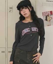 dispark | DISPARK/【26年春新作】ヘンリーネックロゴトップ(Tシャツ/カットソー)