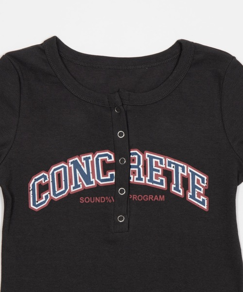 dispark（ディスパーク）の「DISPARK/【26年春新作】ヘンリーネックロゴトップ（Tシャツ/カットソー・レディース・ブラック/チャコール・FREE）」の14枚目の写真