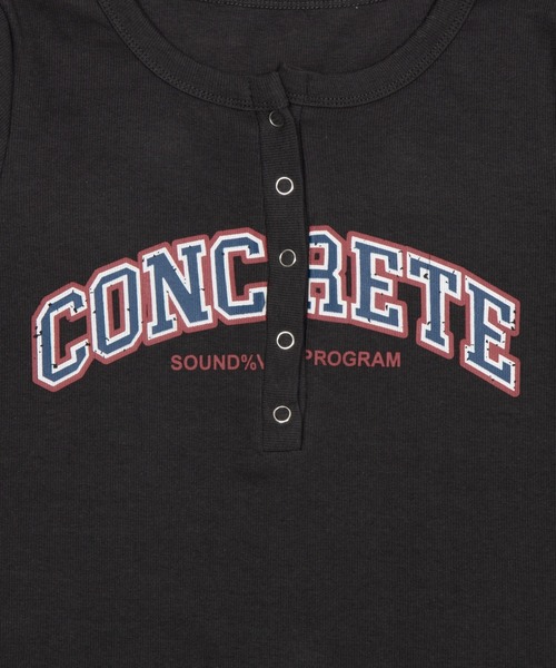 dispark（ディスパーク）の「DISPARK/【26年春新作】ヘンリーネックロゴトップ（Tシャツ/カットソー・レディース・ブラック/チャコール・FREE）」の15枚目の写真