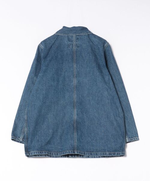 Dickies(ディッキーズ)の「Dickies/ディッキーズ カイハラデニム|チョアコート/デニムジャケット(デニムジャケット・メンズ・ブルー/ダークインディゴブルー・LARGE/X-LARGE/MEDIUM)」の3枚目の写真