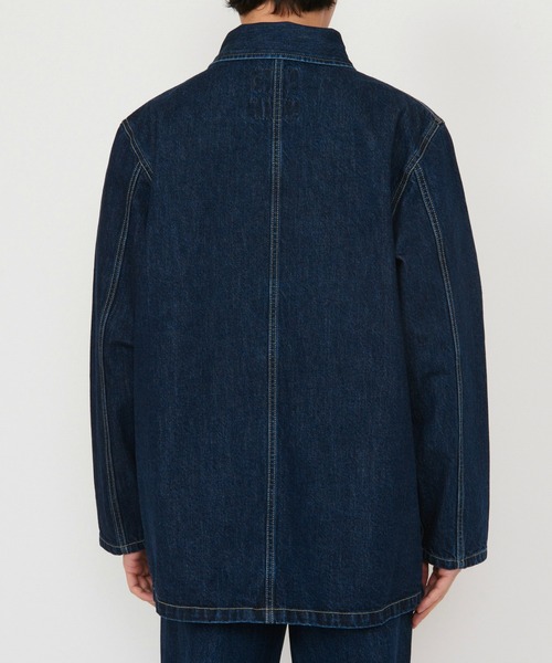 Dickies(ディッキーズ)の「Dickies/ディッキーズ カイハラデニム|チョアコート/デニムジャケット(デニムジャケット・メンズ・ブルー/ダークインディゴブルー・LARGE/X-LARGE/MEDIUM)」の11枚目の写真