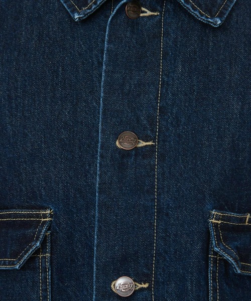 Dickies(ディッキーズ)の「Dickies/ディッキーズ カイハラデニム|チョアコート/デニムジャケット(デニムジャケット・メンズ・ブルー/ダークインディゴブルー・LARGE/X-LARGE/MEDIUM)」の13枚目の写真