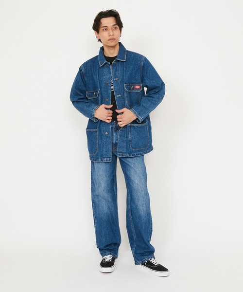 Dickies(ディッキーズ)の「Dickies/ディッキーズ カイハラデニム|チョアコート/デニムジャケット(デニムジャケット・メンズ・ブルー/ダークインディゴブルー・LARGE/X-LARGE/MEDIUM)」の18枚目の写真