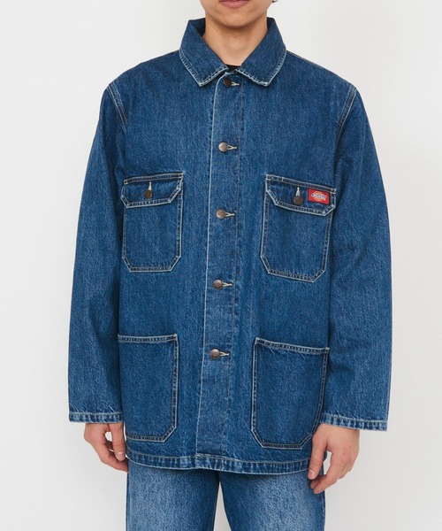 Dickies(ディッキーズ)の「Dickies/ディッキーズ カイハラデニム|チョアコート/デニムジャケット(デニムジャケット・メンズ・ブルー/ダークインディゴブルー・LARGE/X-LARGE/MEDIUM)」の19枚目の写真