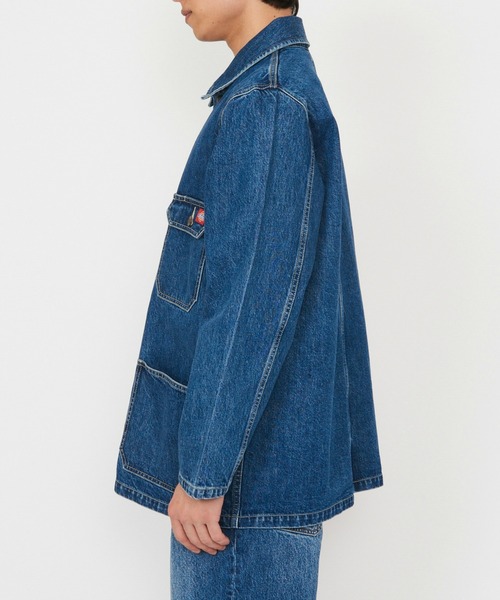Dickies(ディッキーズ)の「Dickies/ディッキーズ カイハラデニム|チョアコート/デニムジャケット(デニムジャケット・メンズ・ブルー/ダークインディゴブルー・LARGE/X-LARGE/MEDIUM)」の20枚目の写真