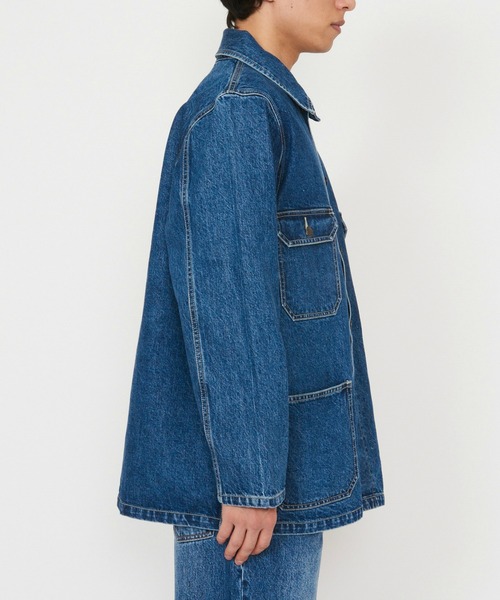 Dickies(ディッキーズ)の「Dickies/ディッキーズ カイハラデニム|チョアコート/デニムジャケット(デニムジャケット・メンズ・ブルー/ダークインディゴブルー・LARGE/X-LARGE/MEDIUM)」の22枚目の写真