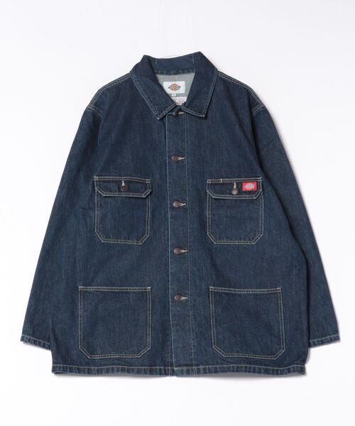 Dickies(ディッキーズ)の「Dickies/ディッキーズ カイハラデニム|チョアコート/デニムジャケット(デニムジャケット・メンズ・ブルー/ダークインディゴブルー・LARGE/X-LARGE/MEDIUM)」の5枚目の写真