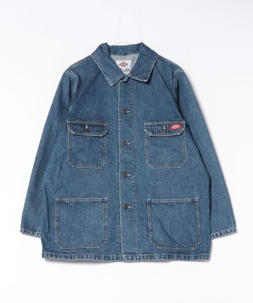 Dickies(ディッキーズ)の「Dickies/ディッキーズ カイハラデニム|チョアコート/デニムジャケット(デニムジャケット・メンズ・ブルー/ダークインディゴブルー・LARGE/X-LARGE/MEDIUM)」の6枚目の写真