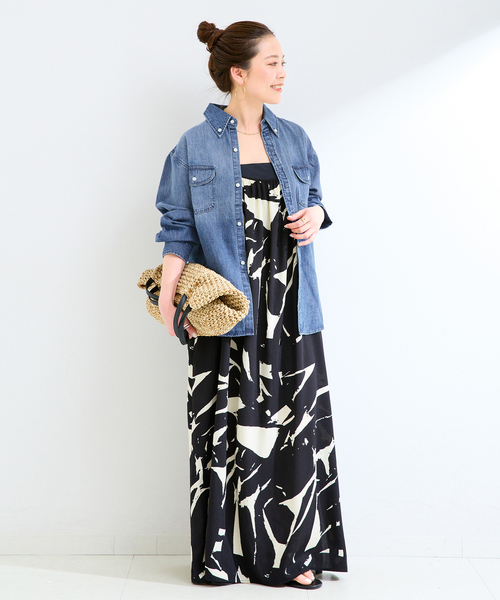 Lee（リー）の「【WEB＋一部店舗限定】Lee / リー BUTTONDOWN SHIRTS（シャツ/ブラウス・レディース・ブルー・MEDIUM/LARGE）」の17枚目の写真