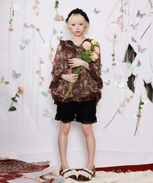 アクシーズ　myu:lorét フラワーレースチュニック フラワーレースチュニック（チュニック）｜myu:loret（ミュウロレット