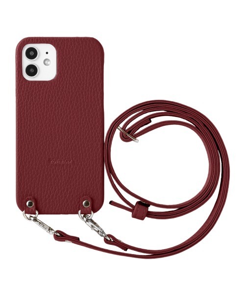 iPhone15 ケース スマホケース キーリング付き ショルダーストラップ