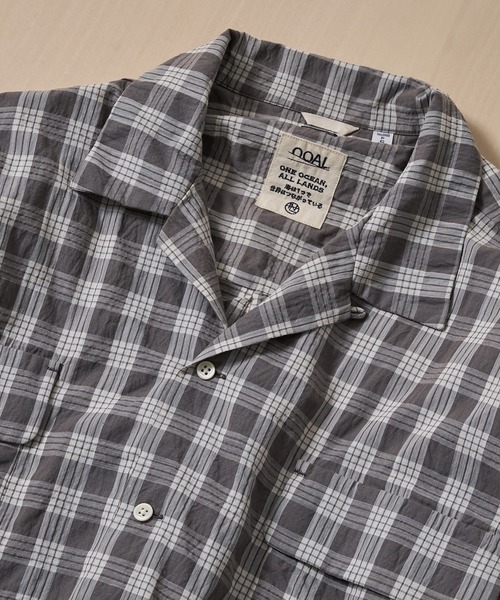 nanamica（ナナミカ）の「【nanamica/ナナミカ】Palaka Check Shirt（シャツ/ブラウス・メンズ・グレー・SMALL）」の7枚目の写真