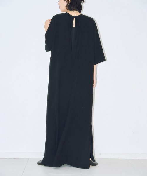 CITYSHOP（シティーショップ）の「ASA LIKE KAFTAN LEAN DRESS：ワンピース（ワンピース・レディース・ピンク/ブラック/ブルー系その他・36/38）」の4枚目の写真