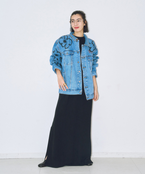 CITYSHOP（シティーショップ）の「ASA LIKE KAFTAN LEAN DRESS：ワンピース（ワンピース・レディース・ピンク/ブラック/ブルー系その他・36/38）」の6枚目の写真