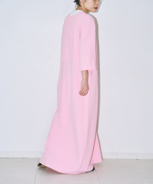 CITYSHOP（シティーショップ）の「ASA LIKE KAFTAN LEAN DRESS：ワンピース（ワンピース・レディース・ピンク/ブラック/ブルー系その他・36/38）」の10枚目の写真