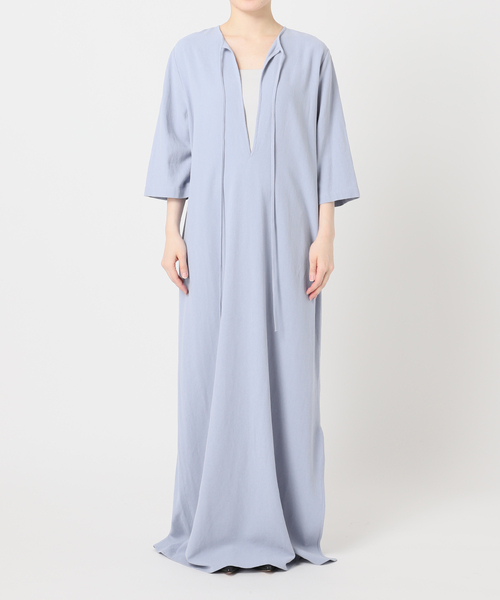 CITYSHOP（シティーショップ）の「ASA LIKE KAFTAN LEAN DRESS：ワンピース（ワンピース・レディース・ピンク/ブラック/ブルー系その他・36/38）」の21枚目の写真