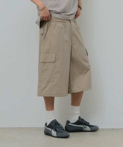 DESIRED（デシレッド）の「カーゴバermudaパンツ-FBSK2503D0X（その他パンツ・メンズ・Beige・MEDIUM/LARGE/X-LARGE）」の4枚目の写真