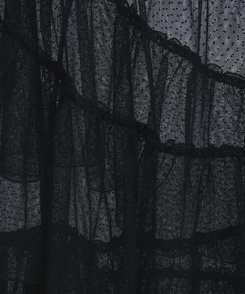 CODE A(コードエー)の「M dramatic dot tulle skirt(スカート・レディース・ホワイト/ブラック・36/34)」の17枚目の写真