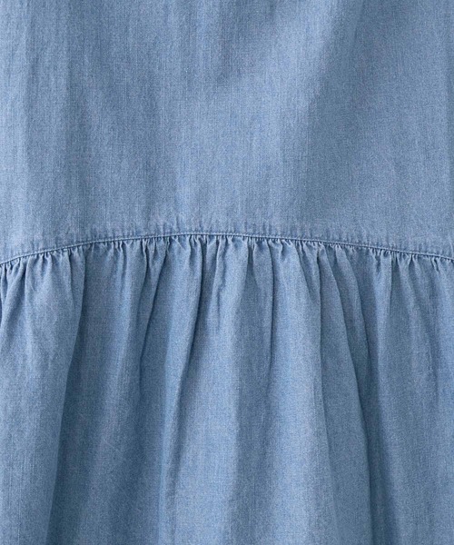 MICA&DEAL(マイカ&ディール)の「スキッパーデニムワンピース(ワンピース・レディース・ライトブルー・FREE)」の16枚目の写真