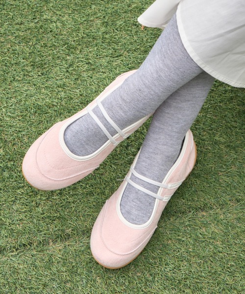 Birthday room(バースデイルーム)の「ラインストラップバレエスニーカー/Line strap ballet sneakers(スニーカー・レディース・アイボリー/ライトブルー/ピンク・SMALL/MEDIUM/LARGE)」の10枚目の写真