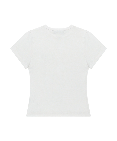 as you are(アズユーアー)の「クロスホットフィックスTシャツホワイト(Tシャツ/カットソー・レディース・その他・OS)」の5枚目の写真