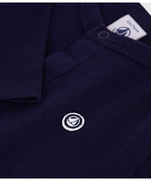 PETIT BATEAU(プチバトー)の「コットンカーディガン(カーディガン/ボレロ・キッズ・ブルー/ライトブルー・12MONTH/18MONTH/24MONTH/36MONTH)」の5枚目の写真