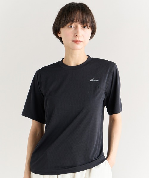 NANGA(ナンガ)の「POWER DRY TEE W/パワードライ Tシャツ (ウィメンズ)(Tシャツ/カットソー・レディース・ホワイト/ブラック/ターコイズブルー/カーキ/ベージュ・S/M/L)」の17枚目の写真