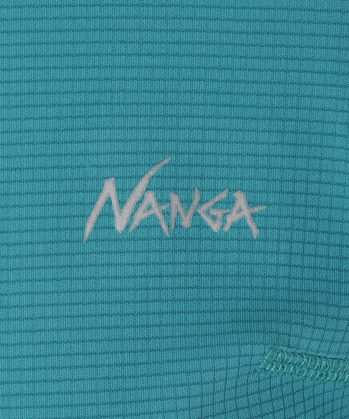 NANGA(ナンガ)の「POWER DRY TEE W/パワードライ Tシャツ (ウィメンズ)(Tシャツ/カットソー・レディース・ホワイト/ブラック/ターコイズブルー/カーキ/ベージュ・S/M/L)」の8枚目の写真