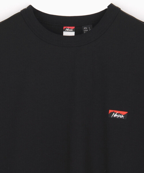 NANGA（ナンガ）の「限定展開 NANGA/ナンガ エコハイブリッド ボックスロゴ エンブロイダリーTシャツ / ECO HYBRID BOX LOGO EMBROIDERY TEE(UNISEX)（Tシャツ/カットソー・メンズ・ブラック/グレー/ホワイト・MEDIUM/SMALL/X-LARGE/LARGE）」の5枚目の写真