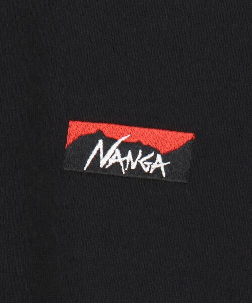 NANGA（ナンガ）の「限定展開 NANGA/ナンガ エコハイブリッド ボックスロゴ エンブロイダリーTシャツ / ECO HYBRID BOX LOGO EMBROIDERY TEE(UNISEX)（Tシャツ/カットソー・メンズ・ブラック/グレー/ホワイト・MEDIUM/SMALL/X-LARGE/LARGE）」の6枚目の写真