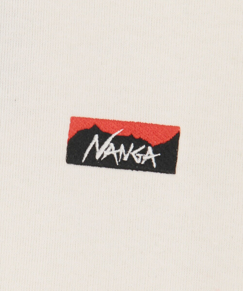 NANGA（ナンガ）の「限定展開 NANGA/ナンガ エコハイブリッド ボックスロゴ エンブロイダリーTシャツ / ECO HYBRID BOX LOGO EMBROIDERY TEE(UNISEX)（Tシャツ/カットソー・メンズ・ブラック/グレー/ホワイト・MEDIUM/SMALL/X-LARGE/LARGE）」の9枚目の写真