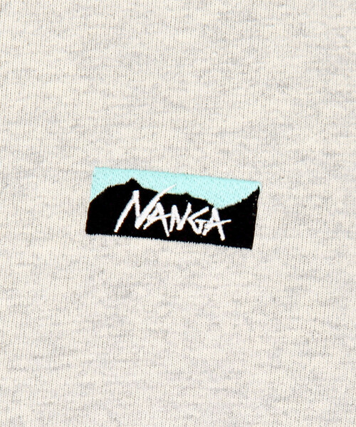 NANGA（ナンガ）の「限定展開 NANGA/ナンガ エコハイブリッド ボックスロゴ エンブロイダリーTシャツ / ECO HYBRID BOX LOGO EMBROIDERY TEE(UNISEX)（Tシャツ/カットソー・メンズ・ブラック/グレー/ホワイト・MEDIUM/SMALL/X-LARGE/LARGE）」の11枚目の写真