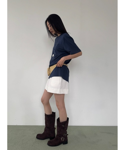 Didot.showroom（ディドット ショールーム）の「ヘリンボーンコットンショートパンツ（その他パンツ・レディース・アイボリー/カーキ/ネイビー・FREE）」の9枚目の写真