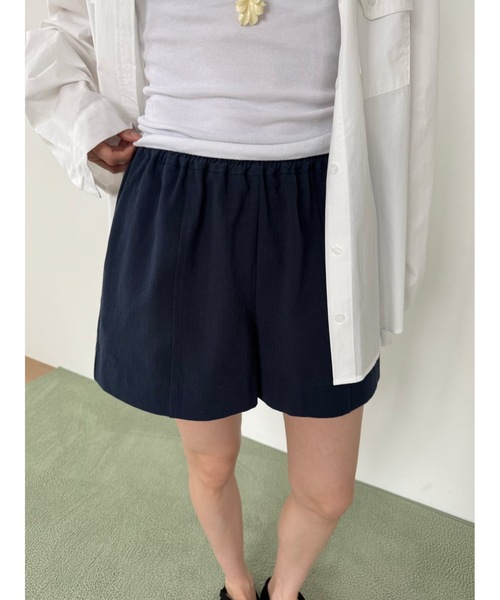 Didot.showroom（ディドット ショールーム）の「ヘリンボーンコットンショートパンツ（その他パンツ・レディース・アイボリー/カーキ/ネイビー・FREE）」の20枚目の写真