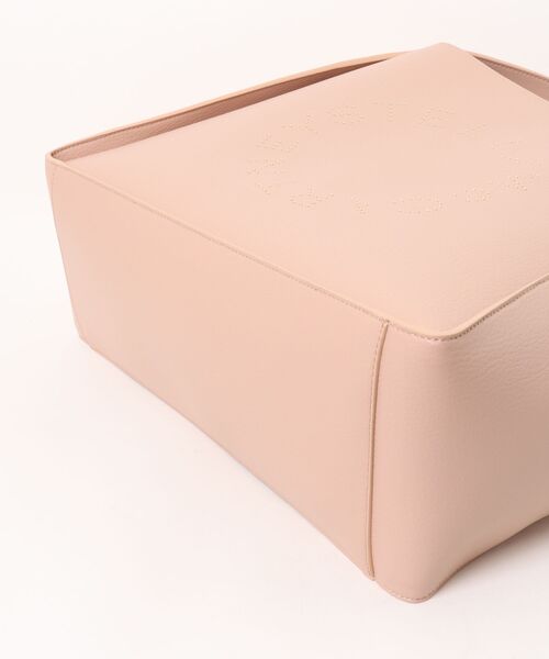 STELLA McCARTNEY（ステラマッカートニー）の「Logo Tote Bag / ロゴ トートバッグ（トートバッグ・レディース・ピンクベージュ/ネイビー・ONE SIZE）」の7枚目の写真