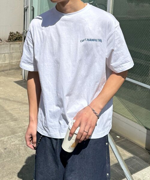 CIAOPANIC(チャオパニック)の「ワープメッセージロゴTシャツ(Tシャツ/カットソー・レディース・ブラック/ホワイト/イエロー・MEDIUM/LARGE)」の6枚目の写真