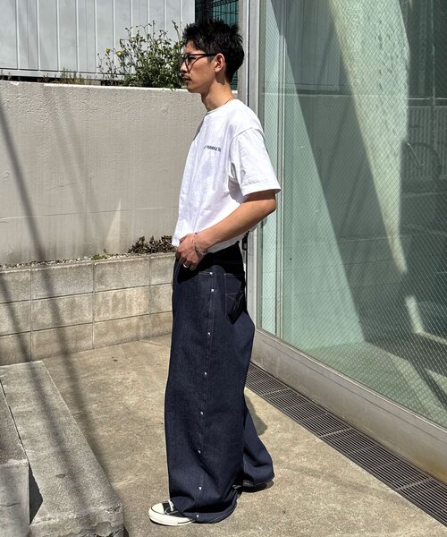 CIAOPANIC(チャオパニック)の「ワープメッセージロゴTシャツ(Tシャツ/カットソー・レディース・ブラック/ホワイト/イエロー・MEDIUM/LARGE)」の8枚目の写真