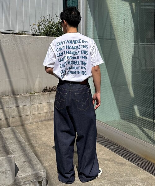 CIAOPANIC(チャオパニック)の「ワープメッセージロゴTシャツ(Tシャツ/カットソー・レディース・ブラック/ホワイト/イエロー・MEDIUM/LARGE)」の9枚目の写真