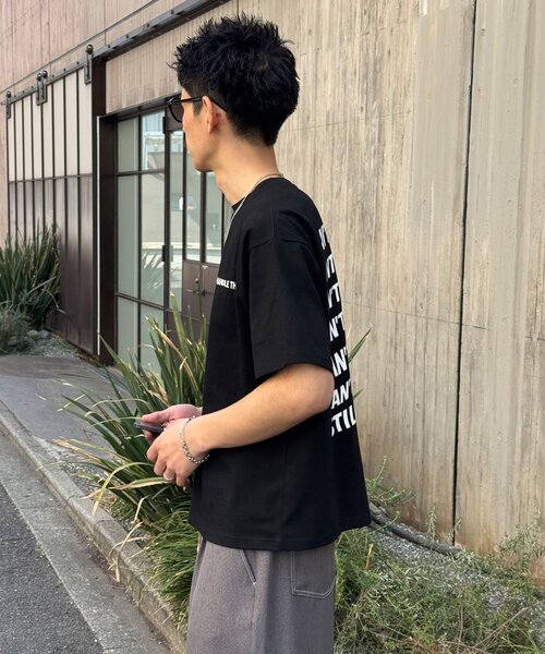 CIAOPANIC(チャオパニック)の「ワープメッセージロゴTシャツ(Tシャツ/カットソー・レディース・ブラック/ホワイト/イエロー・MEDIUM/LARGE)」の11枚目の写真