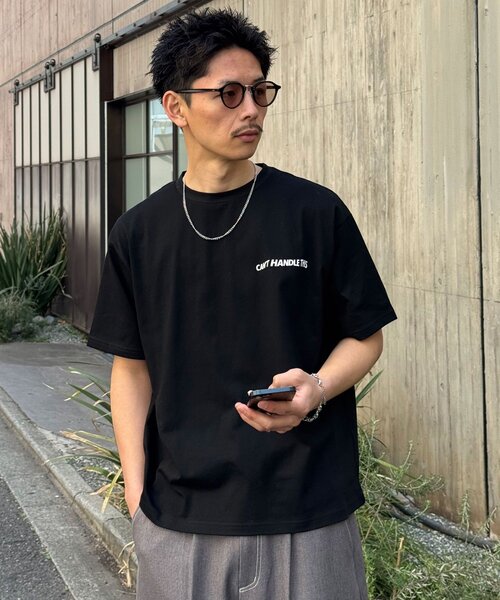 CIAOPANIC(チャオパニック)の「ワープメッセージロゴTシャツ(Tシャツ/カットソー・レディース・ブラック/ホワイト/イエロー・MEDIUM/LARGE)」の12枚目の写真