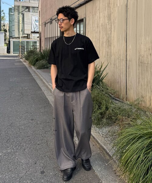 CIAOPANIC(チャオパニック)の「ワープメッセージロゴTシャツ(Tシャツ/カットソー・レディース・ブラック/ホワイト/イエロー・MEDIUM/LARGE)」の14枚目の写真