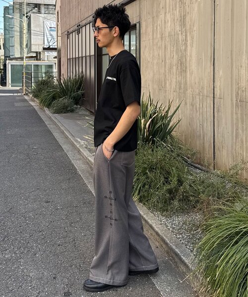 CIAOPANIC(チャオパニック)の「ワープメッセージロゴTシャツ(Tシャツ/カットソー・レディース・ブラック/ホワイト/イエロー・MEDIUM/LARGE)」の15枚目の写真