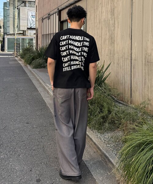 CIAOPANIC(チャオパニック)の「ワープメッセージロゴTシャツ(Tシャツ/カットソー・レディース・ブラック/ホワイト/イエロー・MEDIUM/LARGE)」の16枚目の写真