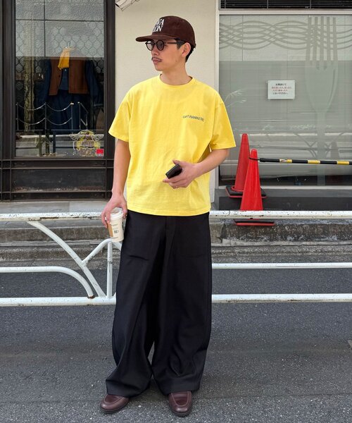CIAOPANIC(チャオパニック)の「ワープメッセージロゴTシャツ(Tシャツ/カットソー・レディース・ブラック/ホワイト/イエロー・MEDIUM/LARGE)」の19枚目の写真