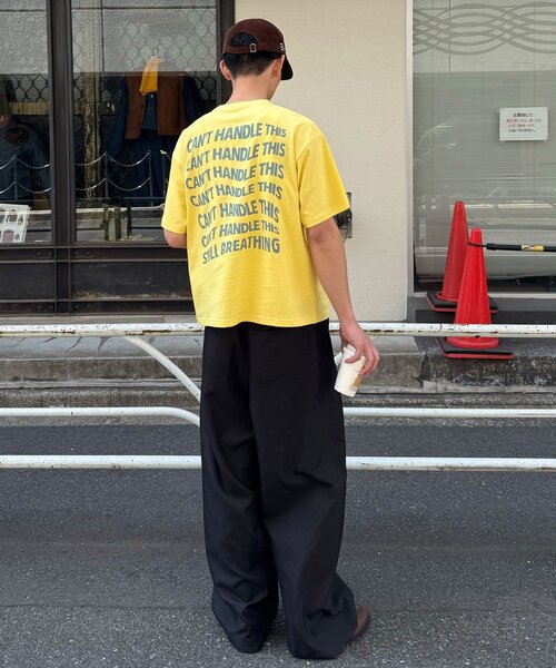 CIAOPANIC(チャオパニック)の「ワープメッセージロゴTシャツ(Tシャツ/カットソー・レディース・ブラック/ホワイト/イエロー・MEDIUM/LARGE)」の21枚目の写真