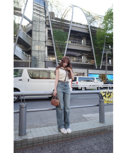 MISTREASS（ミストレアス）の「Sailor color knit tops（ニット/セーター・レディース・ネイビー/アイボリー・FREE）」の11枚目の写真