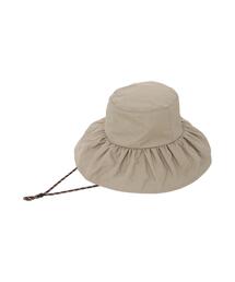 Samansa Mos2 | 【遮熱/消臭効果】ギャザーブリムハット(ハット)