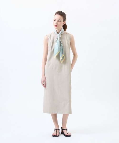 MACKINTOSH PHILOSOPHY(マッキントッシュ フィロソフィー)の「ドライオックスフォードコクーンワンピース(ワンピース・レディース・ブラウン系その他4/ベージュ系その他/ダークネイビー・38/36)」の7枚目の写真